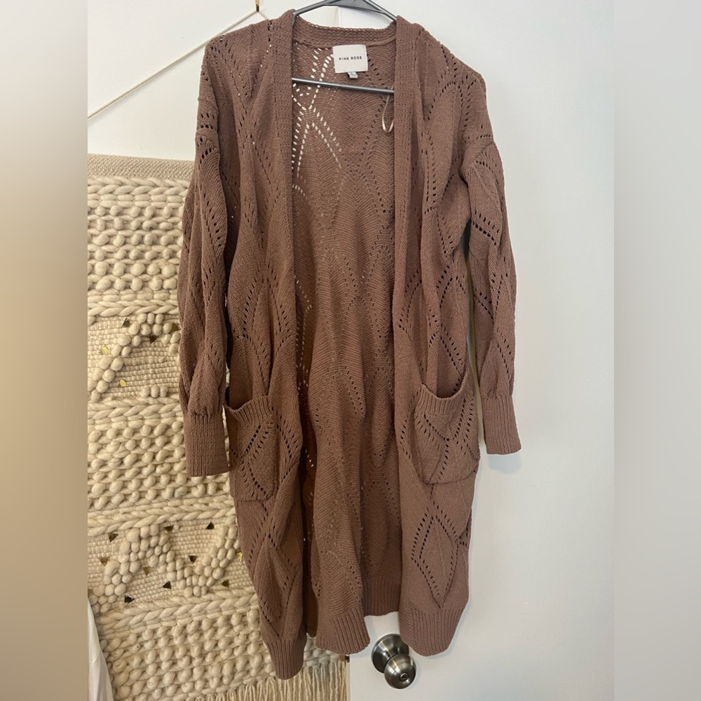 Super soft Cardigan / light brown